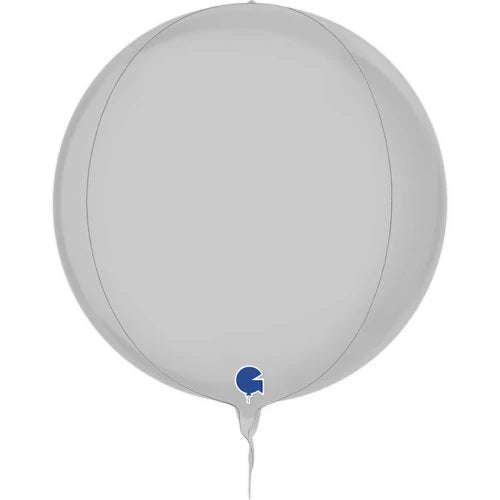 SOLID COLOUR GLOBE - SATIN WHITE