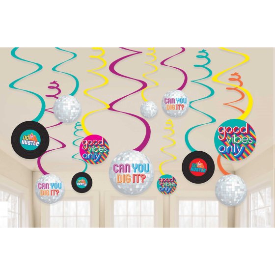 GOOD VIBES SWIRL DECORATIONS