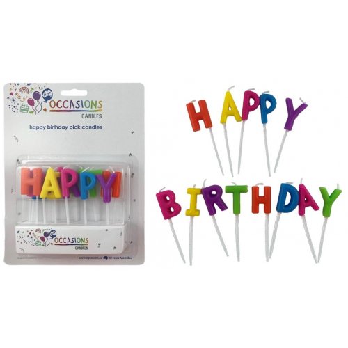 Birthday Candle - HAPPY BIRTHDAY PICKS