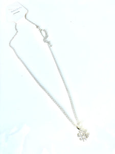 SILVER $ BLING NECKLACE