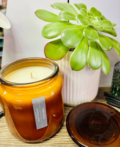 AMINA & CO SOY WAX CANDLE - LEMONGRASS & GINGER