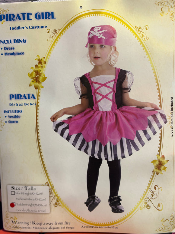 Pirate Girl Toddler's Costume
