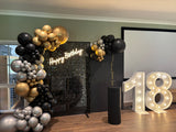 HIRE - 'Happy Birthday' Bright White LED Light