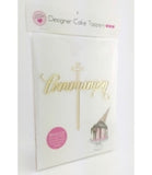 Religious Cake Topper - Generic Communion with Cross