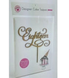 Eighteenth Birthday Cake Topper - Eighteen