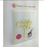 Acrylic Cake Topper - Fifty