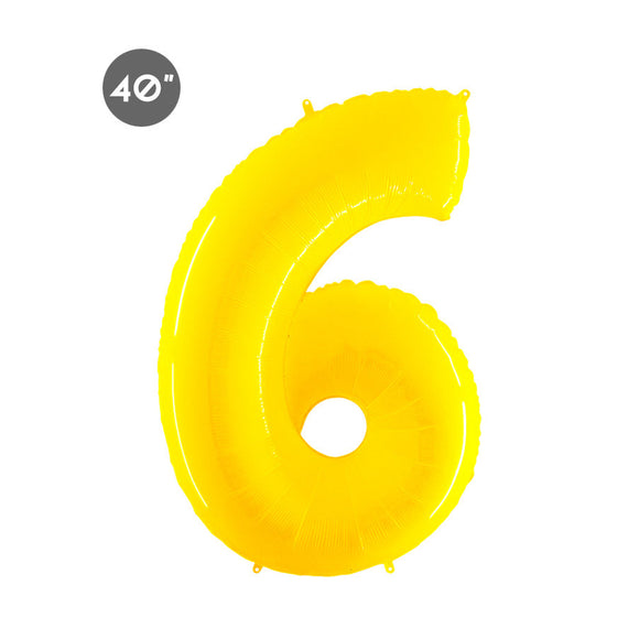 SuperShape Numbers Yellow  #6