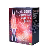 Diamond Glitter Lava Lamp Rose Gold