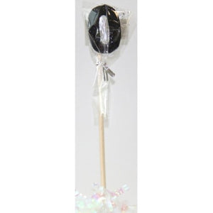 LONG STICK CANDLE #0 (BLACK GLITTER)