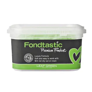 FONDTASTIC Premium Fondant 250gm/8oz - LEAF GREEN