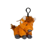 Keychain Plush Highland Cow