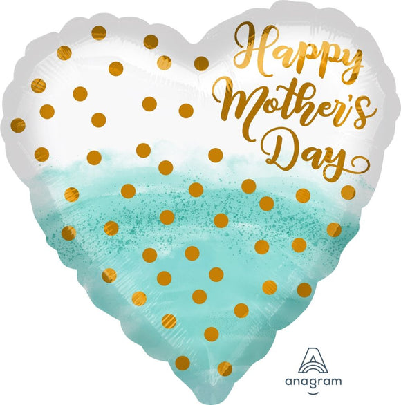 45cm Foil Balloon - HAPPY MOTHERS DAY