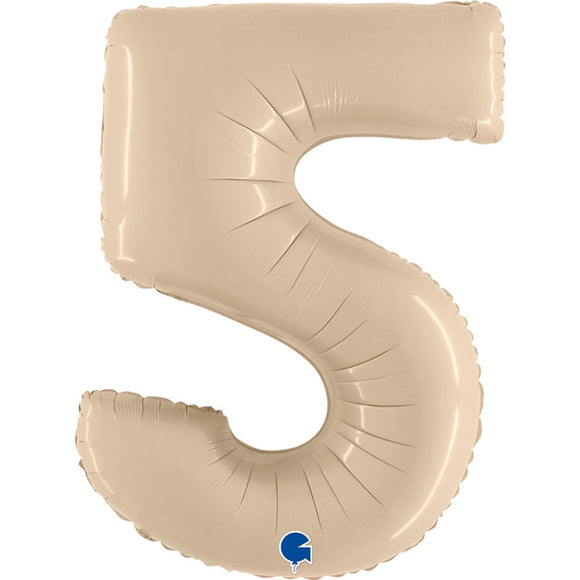 SuperShape Numbers NUDE/ CREAM #5