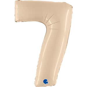SuperShape Numbers NUDE/ CREAM #7