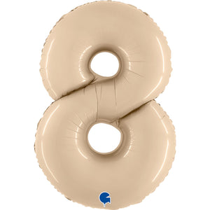 SuperShape Numbers NUDE/ CREAM #8