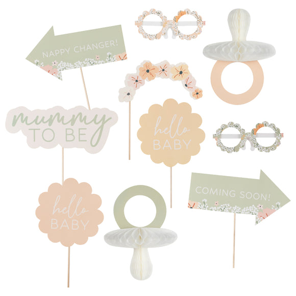 BABY SHOWER PHOTO BOOTH PROPS
