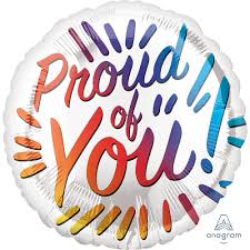45cm Foil Balloon - PROUD OF YOU!