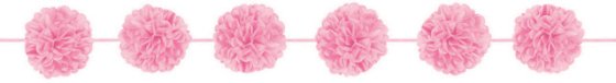 Fluffy Garland - New Pink
