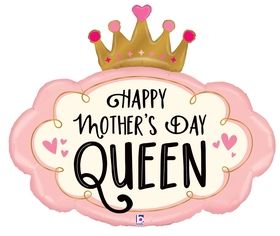 SuperShape Foil - HAPPY MOTHERS DAY QUEEN