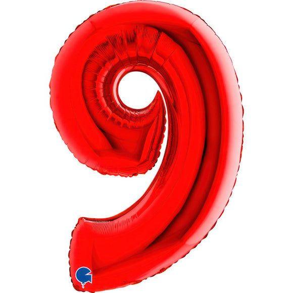 SuperShape Numbers RED #9