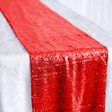 Red Sequin Table Runner