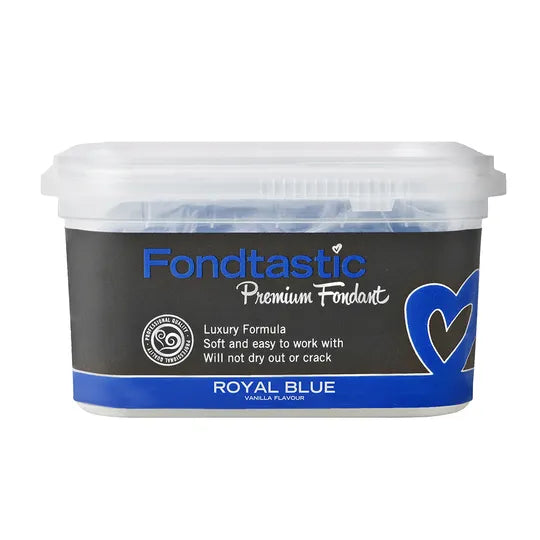 FONDTASTIC Premium Fondant 250gm - ROYAL BLUE