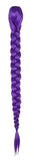 Purple Braid Hair Clip 65cm