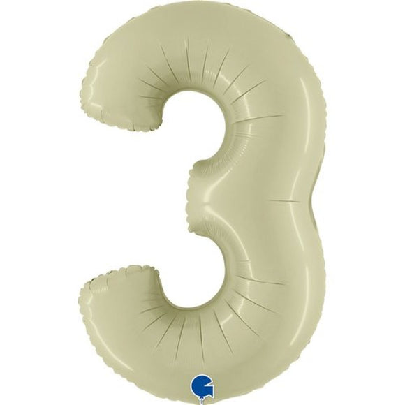 SuperShape Numbers SAGE GREEN #3