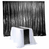 BLACK SEQUIN TABLE RUNNER
