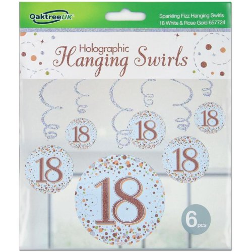 SPARKLING FIZZ HANGING SWIRLS - #18
