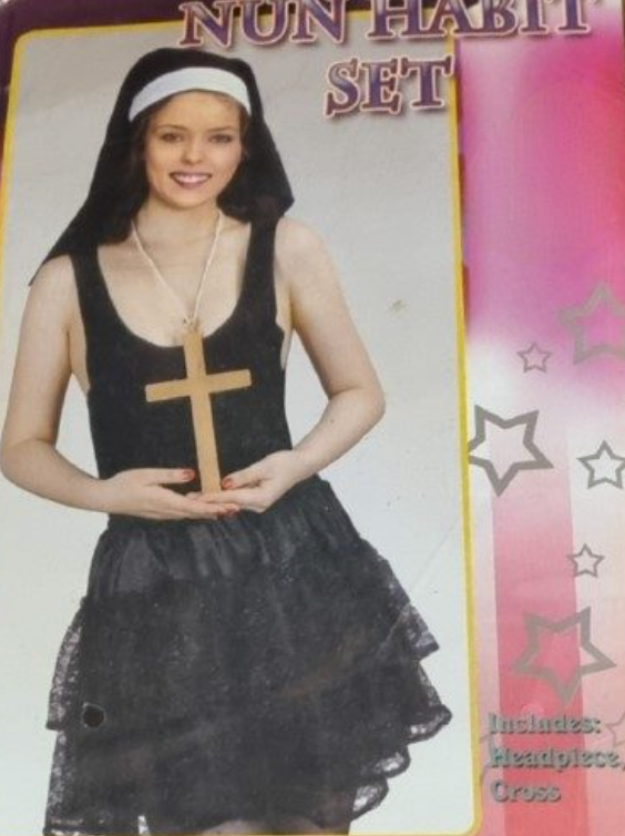 COSTUME -  NUN HABIT SET (ADULTS)