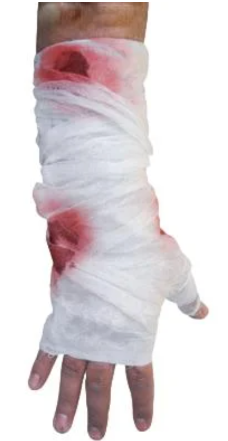 BLOODY ARM BANDAGE