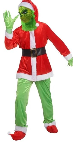 COSTUME - CHRISTMAS GRINCH (XL)