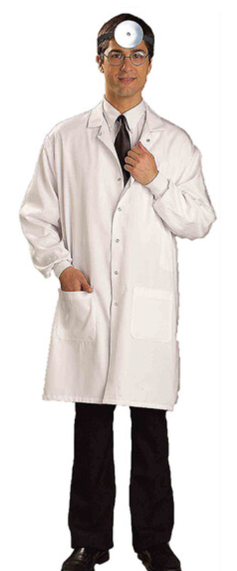 COSTUME - DOCTOR LAB COAT (STANDARD SIZE)