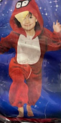 COSTUME - RED MAD BIRD (ANGRY BIRDS, CHILDREN)