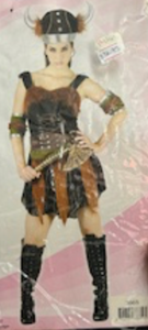 COSTUME - VIKING LADY (SMALL/ MEDIUM)