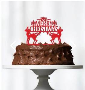 REINDEER CAKE TOPPER