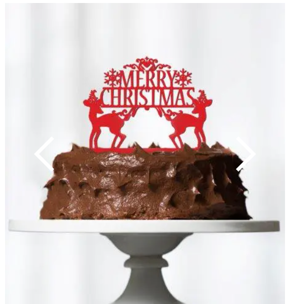 REINDEER CAKE TOPPER