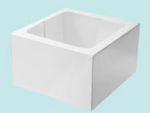 MONDO TALL CAKE BOX 8" - WHITE