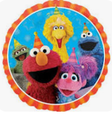 45cm Foil Balloon - SESAME STREET