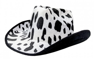 COWBOY HAT- COW PRINT
