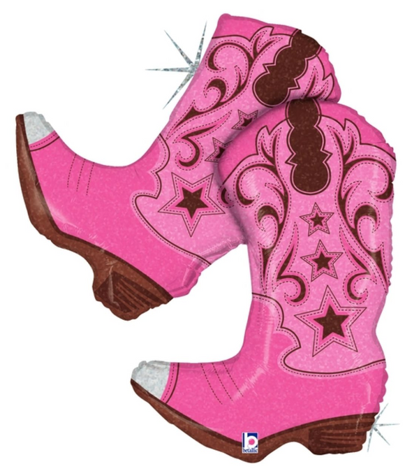 SuperShape Foil - COWBOY BOOTS (PINK)