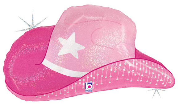 SuperShape Foil - PINK COWBOY HAT