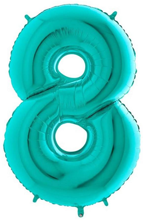 SuperShape Numbers TIFFANY BLUE #8