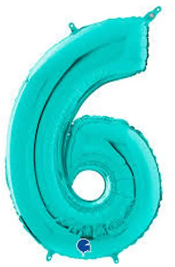 SuperShape Numbers TIFFANY BLUE #6