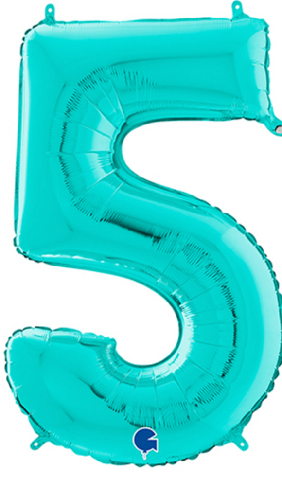 SuperShape Numbers TIFFANY BLUE #5