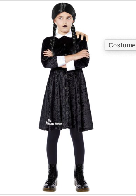 The Addams Family Wednesday Kids Costume 10-12