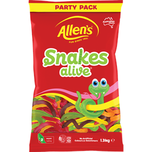 Allen's Snakes Alive Party Pack 1.3kg