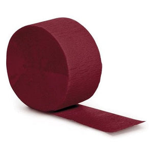 STREAMER ROLL - BURGUNDY