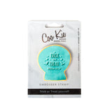 Embosser Stamp - TRICK OR TREAT YOURSELF